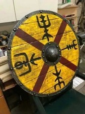Schild Wikinger Battle worn