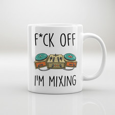 Lustige DJ Tasse Fck Off Im
