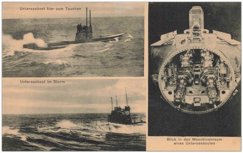 Marine unterseeboot 3 - ak, dt.