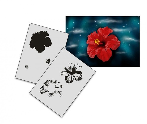 185 hibiscus step - step,