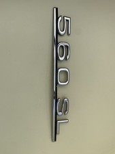 Mercedes 560 SL Schriftzug Chrom Emblem Original Mercedes