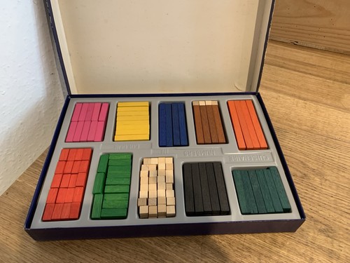Vintage 60er jahre cuisenaire - jahre,
