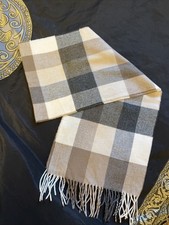 Cashmink Herren Schal Neu Winterschal braun kariert