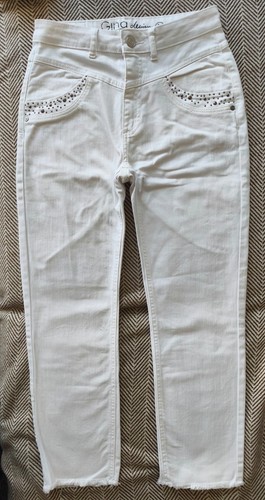 Gina denim jeans weiß - 7/8,