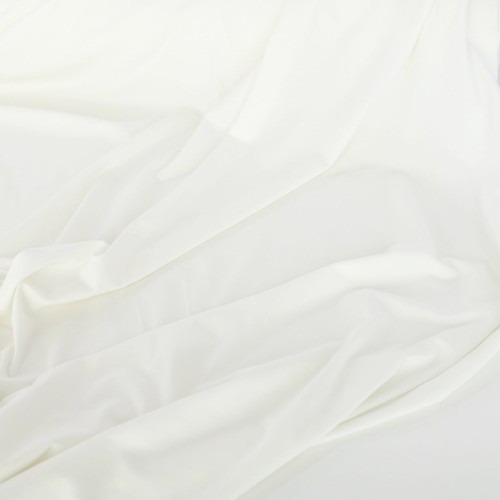 Ecru weißer baumwolljersey - ecru,