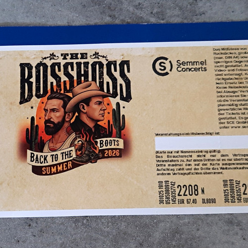 The bosshoss back boots - to,