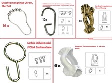 MSV Duschvorhang Ringe