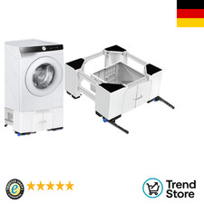 Rutschfeste Waschmaschinen-Unterlage | 400 kg Belastbar | 4 Höhen