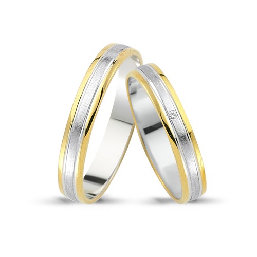 Trauringe gold 333 weiss - 333,