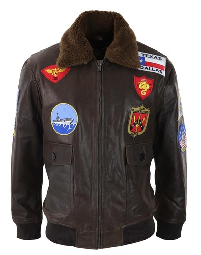 Herren fliegerjacke braun - fliegerjacke,