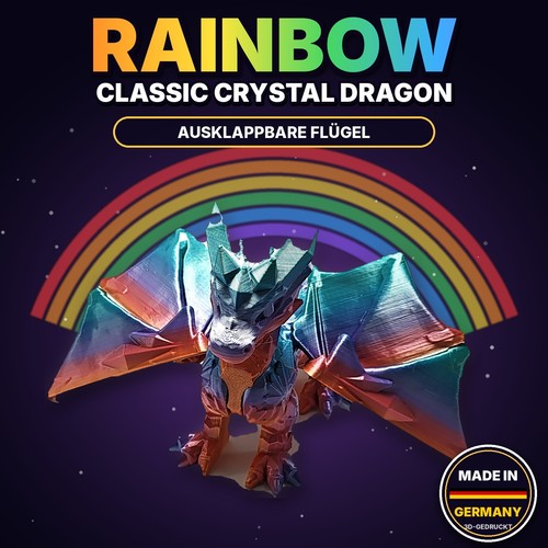 Rainbow classic crystal - classic, dragon