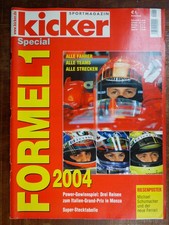 Kicker Special Formel 1 2004 152 Seiten Fahrer Teams Strecken Schumacher F1
