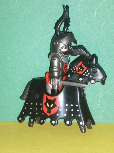 Playmobil ein wolfsritter mit - ,