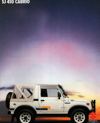 Prospekt suzuki 410 cabrio - prospekt, sj