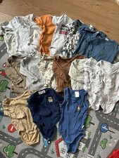 Baby Body Paket - 62/68 und 74/80 | 9 Kurzarm und 9 Langarm | 18 Stück