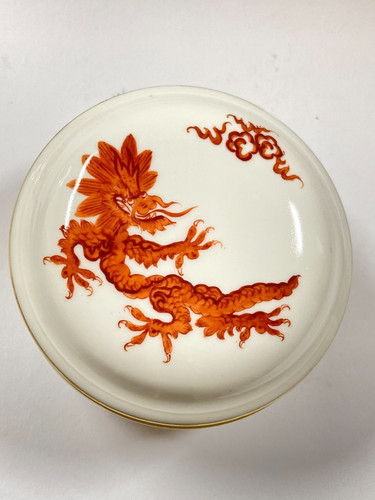 Meissen deckeldose schmuckdose - meissen,