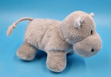 Kleines Nilpferd Plüschtier Baby Stofftier Stehend 14 cm Lang