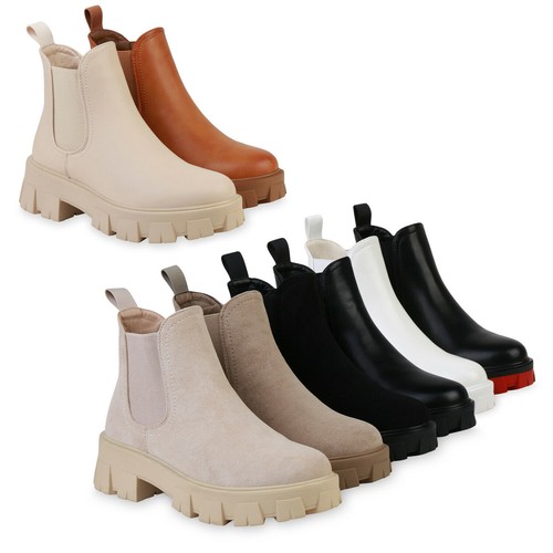 Damen stiefeletten plateau - damen,