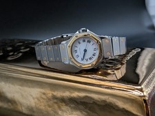 Cartier Santos Octagon Automatik Damen 25mm Ref. 0907 Stahl/GOLD