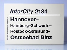 Zuglaufschild IC 2184