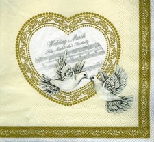 servietten hochzeitstauben papier 20 Stück SLSL 4-01