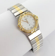 CHOPARD St. Moritz Damen Uhr Stahl/Gold Brillanten white Box Papiere