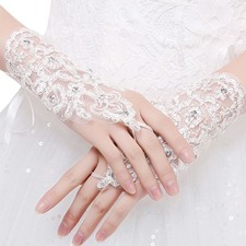 Short Lace Gloves Sunblock
