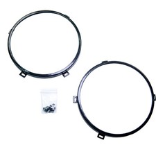 Scheinwerferhalter schwarz set - schwarz,