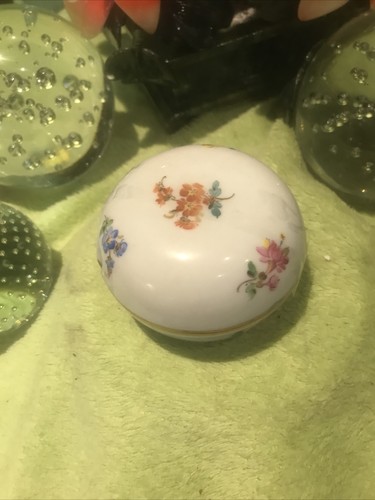 Meissen porzellan dose mit - dose,