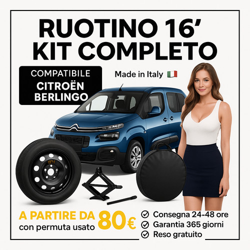 Ruotino scorta loch 16 - 5-loch,