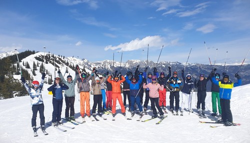 Skifahren skiurlaub - skifahren,