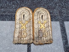 SCHULTERSTÜCKE  OFFIZIER    ARTILLERIE ZU  FUß   !!!