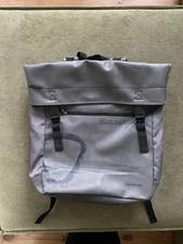 Strellson Rucksack Messanger Herren Leder Grau Neu 40 x 45cm