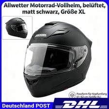 Belüfteter Motorradhelm