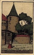 Steindruck Ak Plauen im