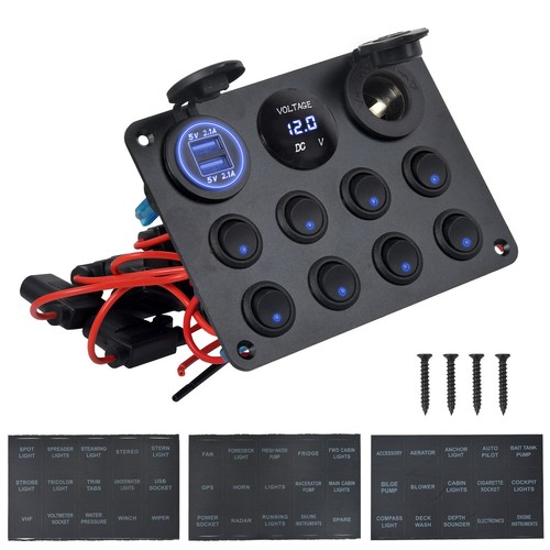 8gang led schaltpanel für - led,