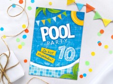 Einladungskarten zum 10