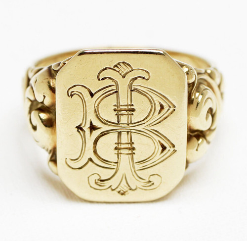 Antiker herrenring karat 333 - antiker,