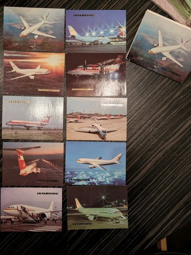 Postkarten interflug sammlung - postkarten,