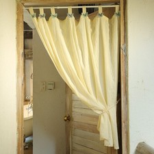 Baumwollvorhänge mit