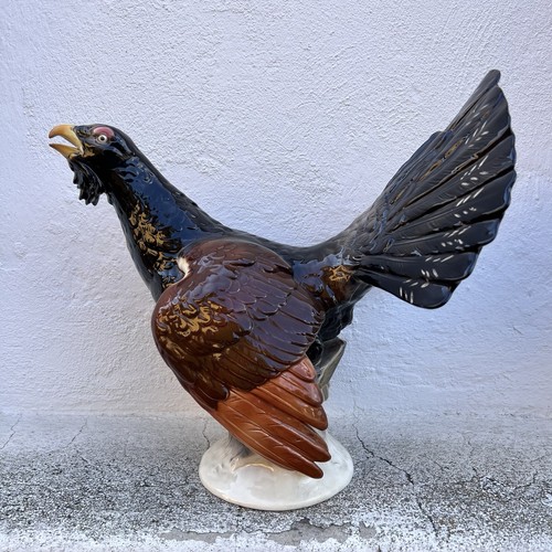 Große keramik figur hertwig - große,