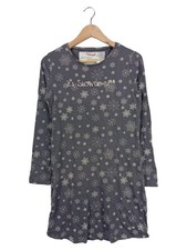 Triumph Damen Nachthemd Gr. 38/M Grau Weihnachtlich Schneeflockenmotiv