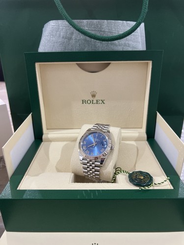 Rolex datejust azzuro - rolex,