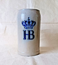 Alter Bierkrug HB mit Krone