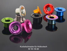 Hollowtech Kurbelarm 1x Befestigungsschraube M18 od. M20 Tretkurbel Schraube ALU