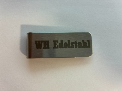 Edelstahl geldklammer mit - edelstahl,