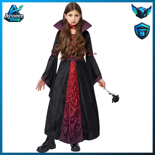 Vampirkostüm mädchen gothic - vampirkostüm,