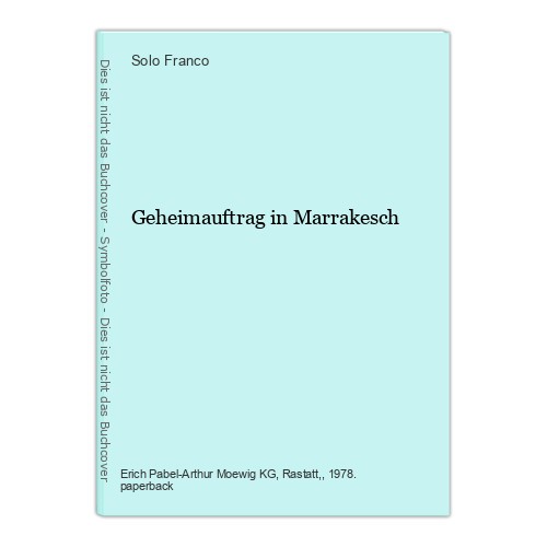 Geheimauftrag marrakesch - in,