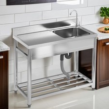 Freistehende Edelstahl