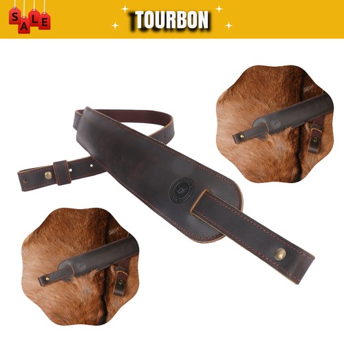 Tourbon leder gewehrriemen - tourbon, leder-gewehrriemen